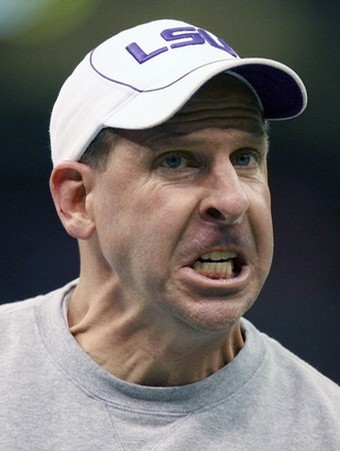 Angry coach