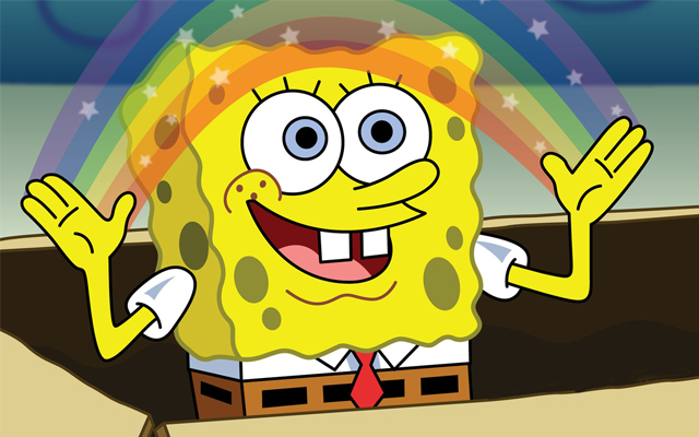 Spongebob Imagination Rainbow