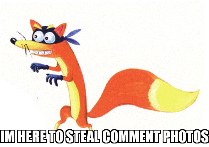 Dora Fox Thief Swiper with the caption  Im here to steal comment photos