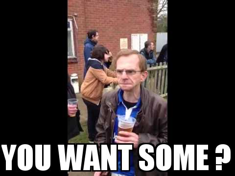 The Wealdstone Raider with the caption  You want some ?